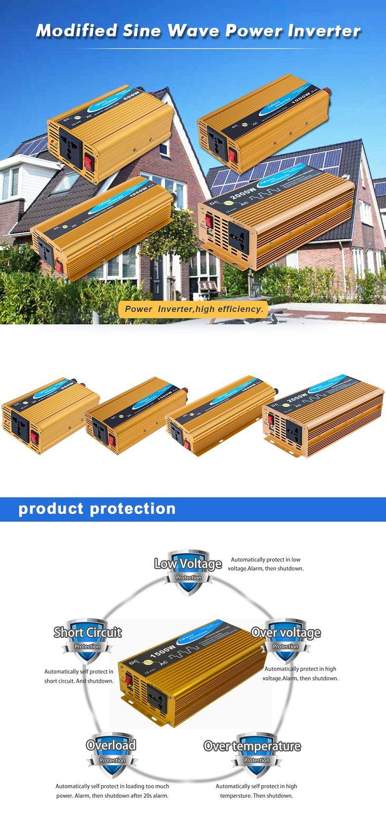 modified sine wave inverter 500w