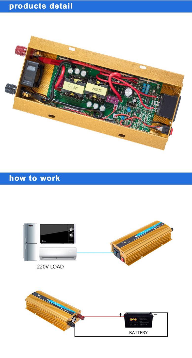 3000watt modified sine wave power inverter