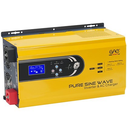 เครื่องชาร์จ AC สีเหลืองอินเวอร์เตอร์ 2kW
